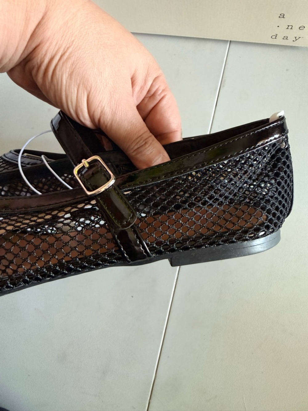 a new day Women's Issa Mesh Mary Jane Ballet Flats w/ Memory Foam Insole. Sz 10 - Picture 12 of 17